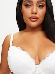 Ann Summers White Sexy Lace Padded Plunge Bra - Image 3 of 9