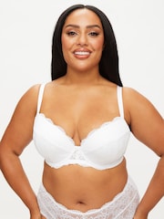 Ann Summers White Sexy Lace Padded Plunge Bra - Image 5 of 9