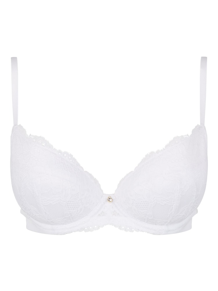 Ann Summers White Sexy Lace Padded Plunge Bra - Image 9 of 9
