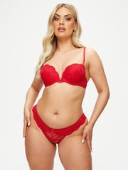 Красный - Сексуальные кружевные бразильские трусики Ann Summers - Image 4 of 5