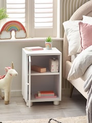 White Rainbow Kids Wooden Bedside Table - Image 2 of 7