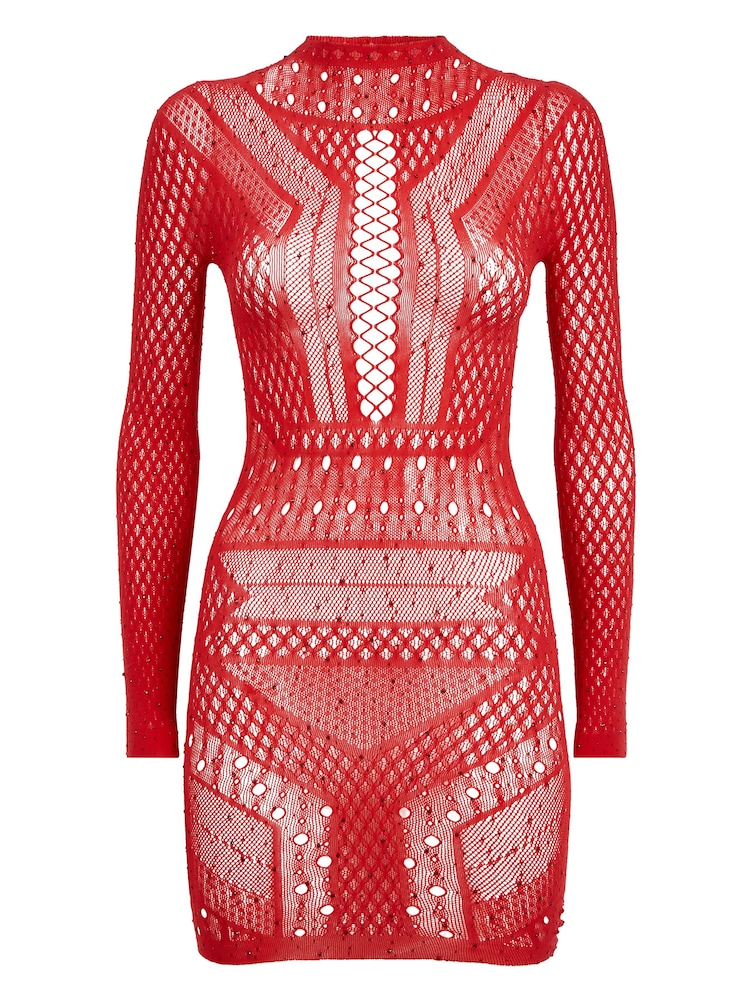 Ann Summers Red Jewelled Janelle Dress - Image 5 of 5