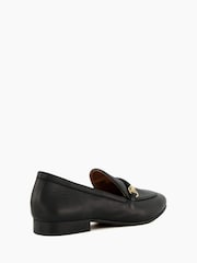 Dune London Black Wide Fit Grandeur Snaffle Slim Sole Loafers - Image 5 of 6