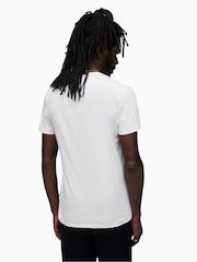 AllSaints White Tonic V-Neck 100% Cotton T-Shirt - Image 2 of 5