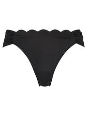 Hunkemöller Black Scallop Rio Butterfly Bikini Bottoms - Image 4 of 5