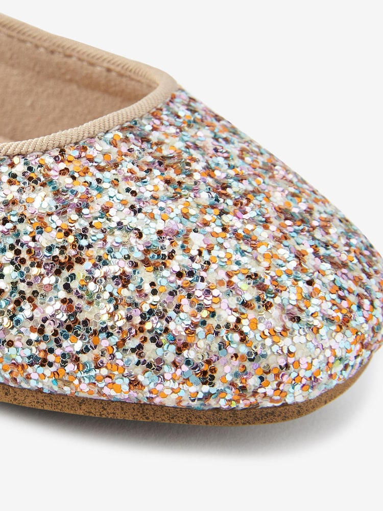 Pink Pastel Glitter Occasion Mary Jane Shoes - Image 6 of 6