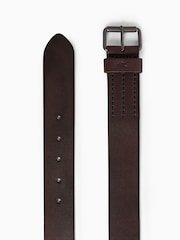 AllSaints Brown Dunston Belt - Image 2 of 3