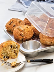 NORDICWARE Silver Naturals Muffin Pan with High Lid - Image 3 of 4