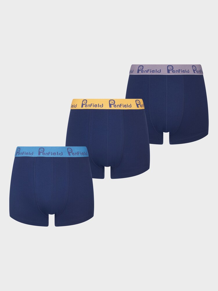 Penfield Blue Script Boxers 3 Pack - Image 1 of 5
