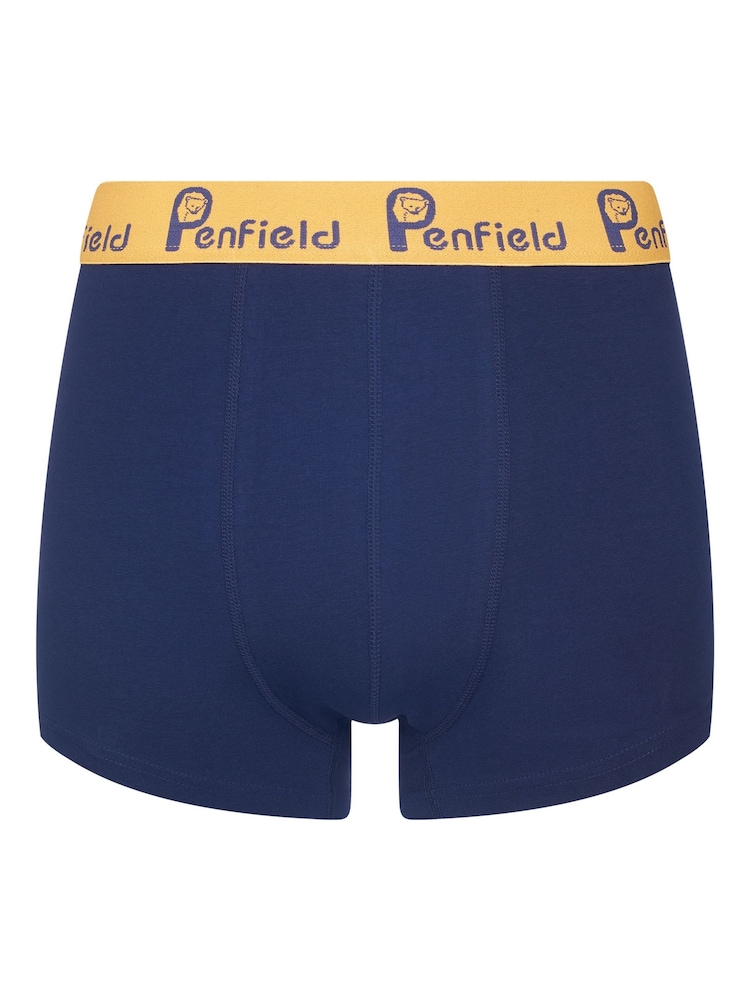Penfield Blue Script Boxers 3 Pack - Image 3 of 5