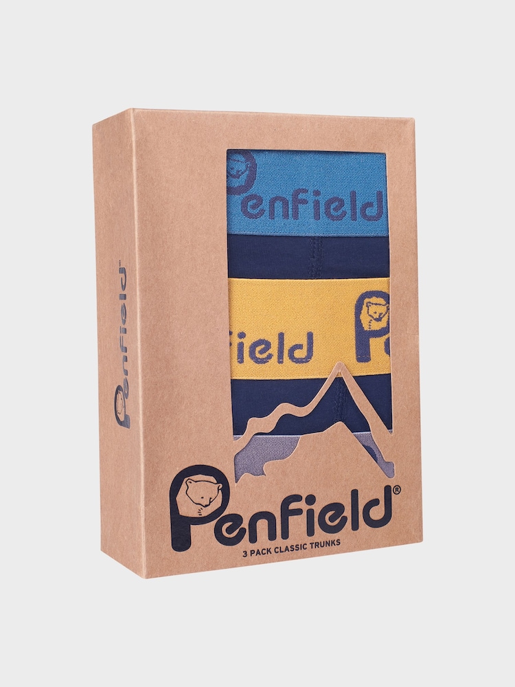 Penfield Blue Script Boxers 3 Pack - Image 5 of 5