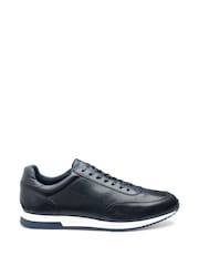 Mornarsko modra - Loake usnjeni športni copati Loake Bannister - Slika 1 iz 5
