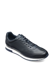 Mornarsko modra - Loake usnjeni športni copati Loake Bannister - Slika 2 iz 5