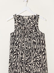 FatFace Black Flora Paint Stroke Vest - Image 4 of 4