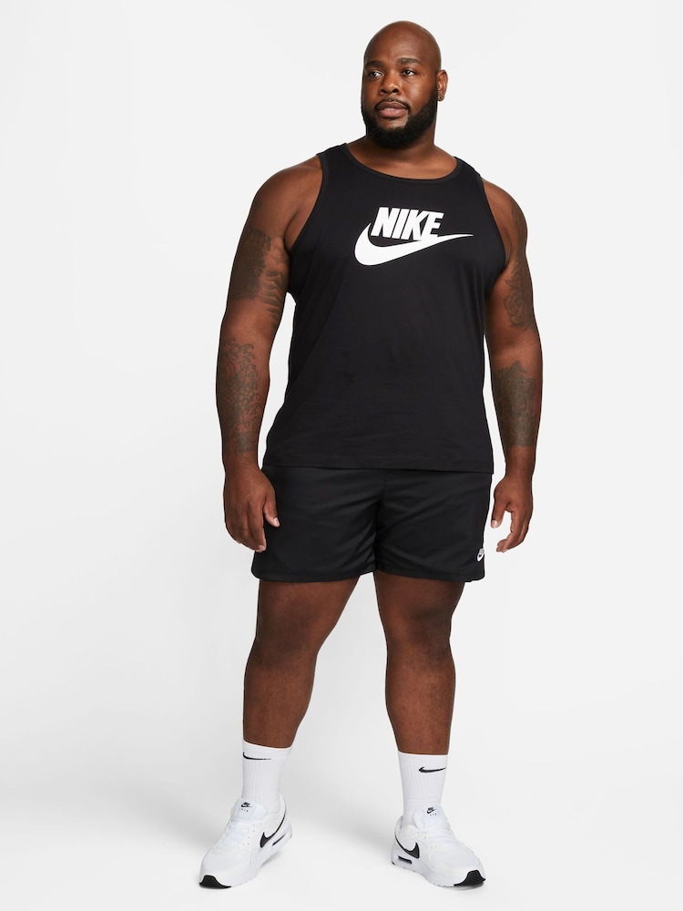 Zwart - Nike sportkleding 100% katoenen hemd - Image 3 of 4