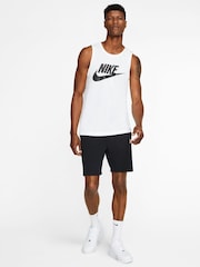 Nike White 100% Cotton Sportswear Vest - Image 4 of 10