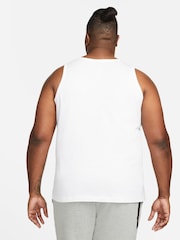 Nike White 100% Cotton Sportswear Vest - Image 6 of 10