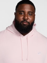 Nike Pink Foam Club Pullover Hoodie - Image 4 of 12