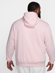 Nike Pink Foam Club Pullover Hoodie - Image 7 of 12