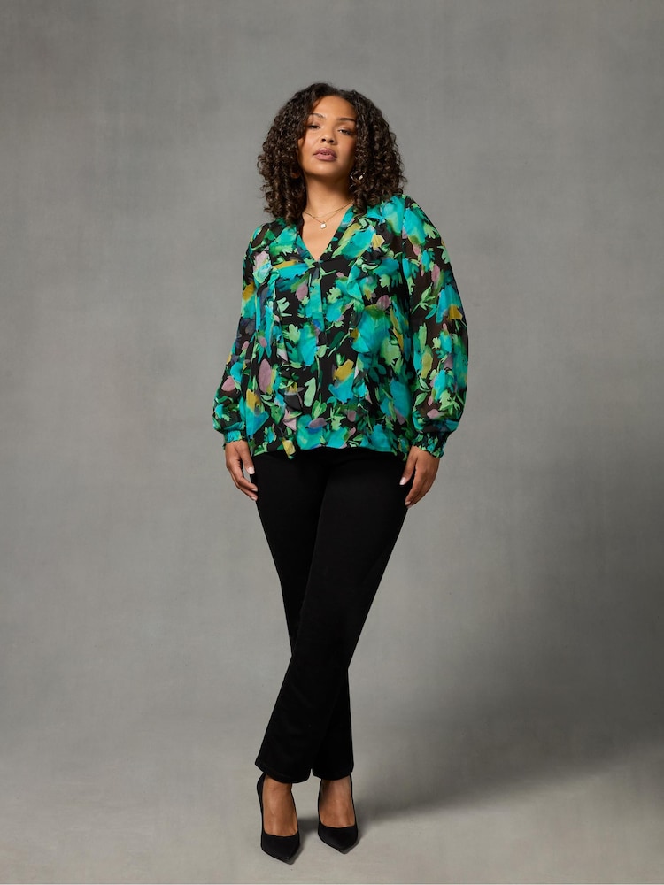 Live Unlimited Bluse mit Rüschendetail vorne - Bild 1 von 1