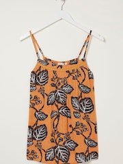 FatFace Yellow Sian Vine Floral Cami - Image 4 of 4