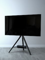 AVF Black Hoxton Tripod 1000 TV Stand - Image 1 of 6