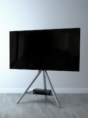 AVF Grey Hoxton Tripod 1000 TV Stand - Image 1 of 6