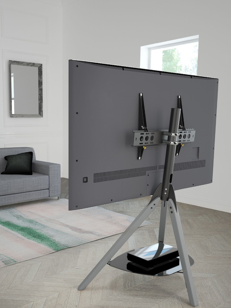 AVF Grey Hoxton Tripod 1000 TV Stand - Image 2 of 6