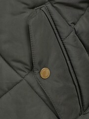Barbour® International Green Quilted Merchant Jacket - Image 7 of 9