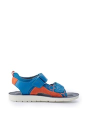 Start Rite Blue Beachball Leather Riptape Sandals - Image 1 of 4