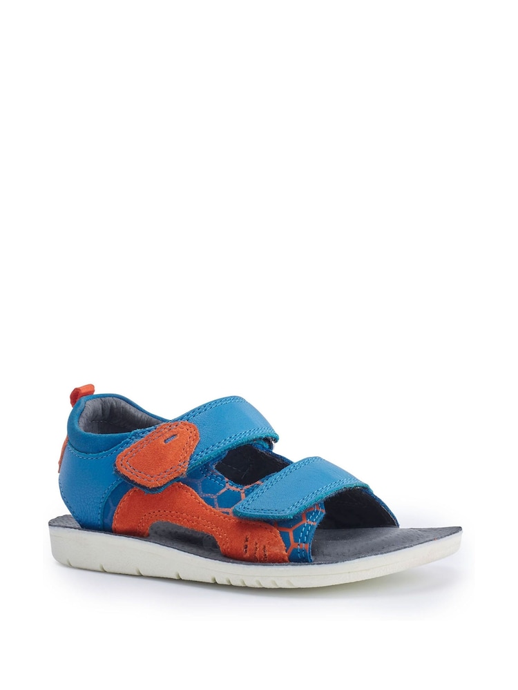 Start Rite Blue Beachball Leather Riptape Sandals - Image 2 of 4