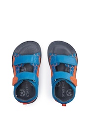 Start Rite Blue Beachball Leather Riptape Sandals - Image 3 of 4