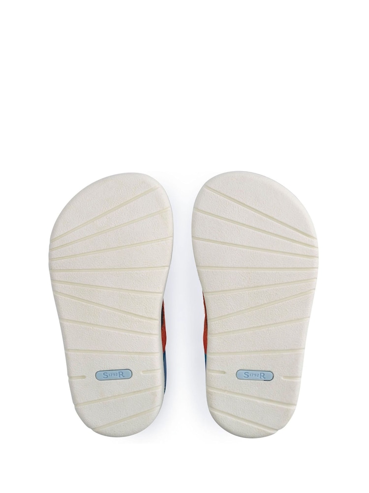 Start Rite Blue Beachball Leather Riptape Sandals - Image 4 of 4
