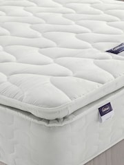 Silentnight Grey Miracoil Pillow Top Mattress and Divan Base Bed Set - Image 4 of 6