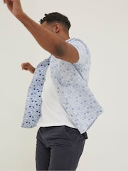 FatFace Blue Vintage Tile Print Shirt - Image 3 of 5