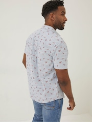 FatFace Blue Seafood Print Shirt - Image 2 of 5