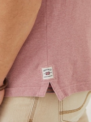 FatFace Pink Organic Pique Polo - Image 4 of 5
