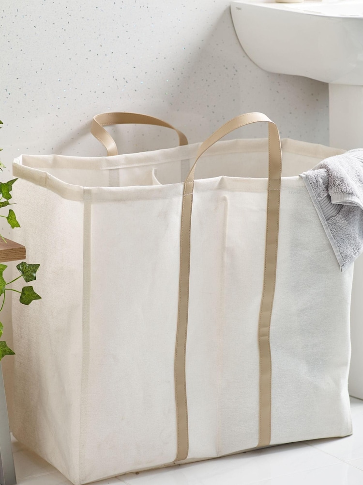 White Fabric Sorter Laundry Bag - Image 1 of 4