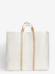 White Fabric Sorter Laundry Bag - Image 2 of 4