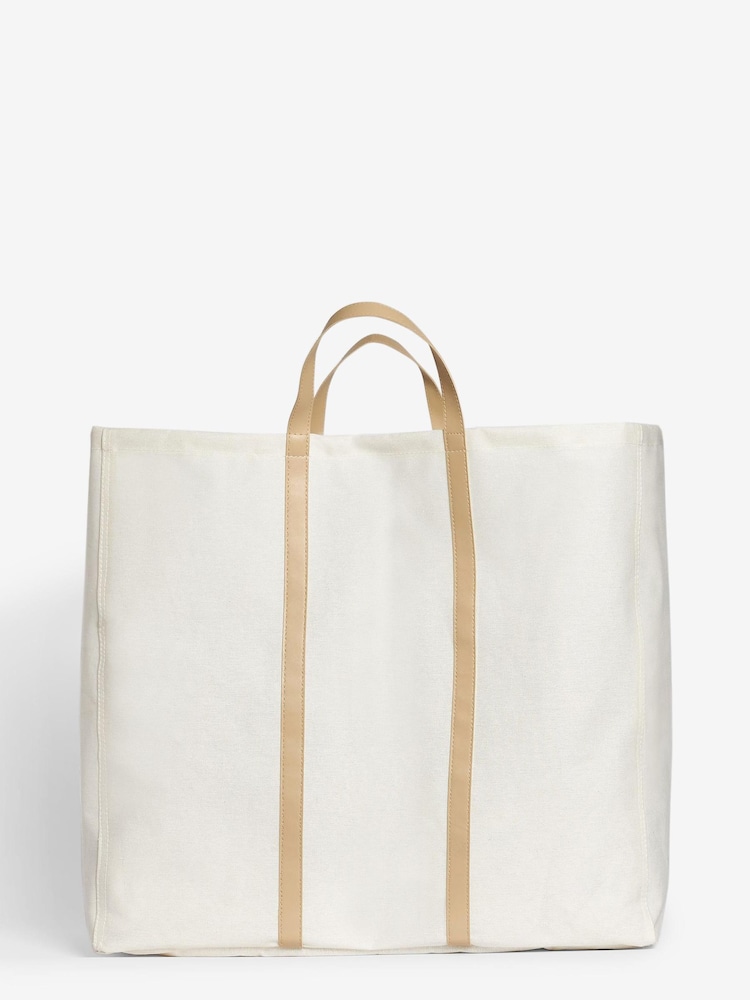 White Fabric Sorter Laundry Bag - Image 2 of 4