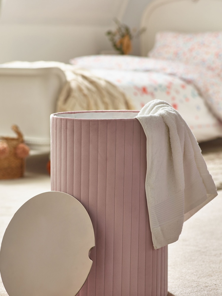 Stella Velvet Laundry Hamper - Image 7 of 10