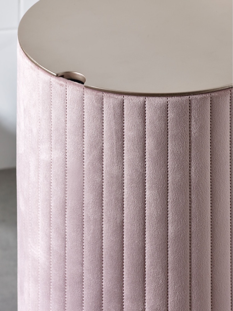 Stella Velvet Laundry Hamper - Image 8 of 10