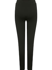 M&Co Leggings mit PU-Besatz, Schwarz - Bild 4 von 5