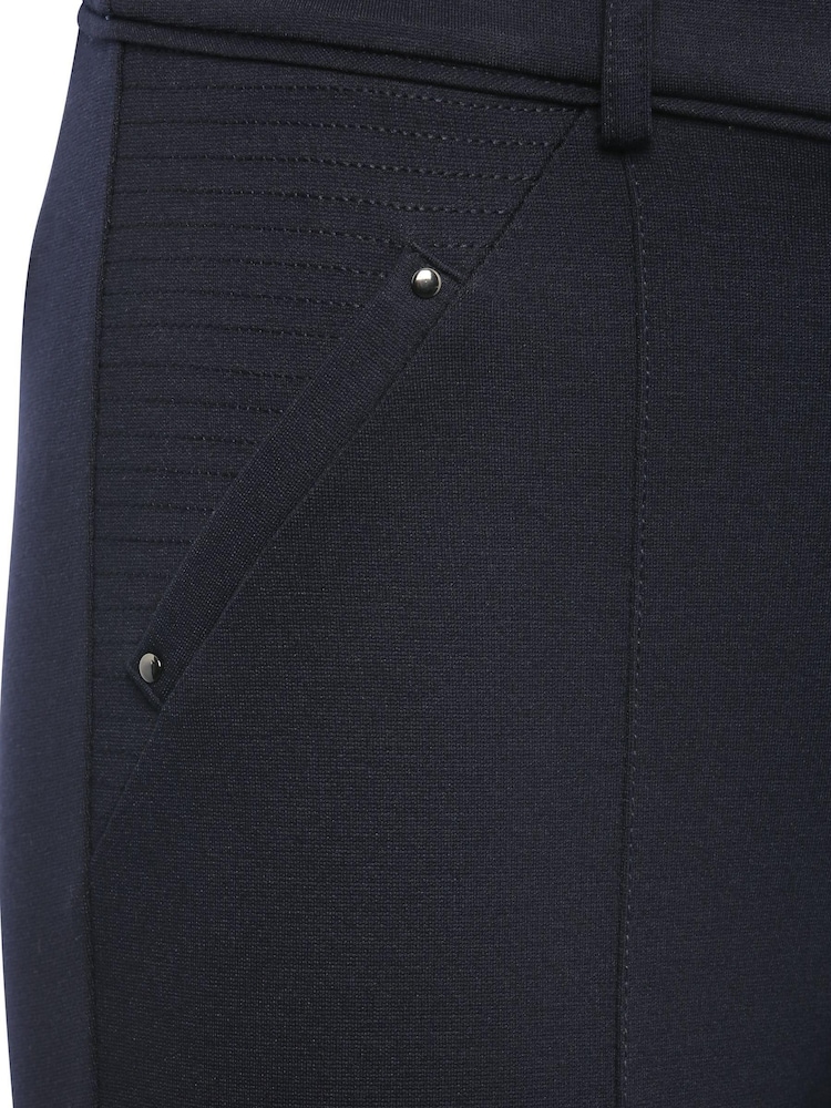 M&Co Blue Ponte Style Trousers - Image 5 of 5