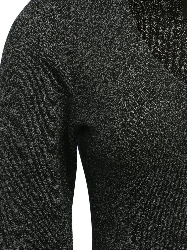 M&Co Black Metallic Fibre Cut Out Jumper - Image 4 of 4