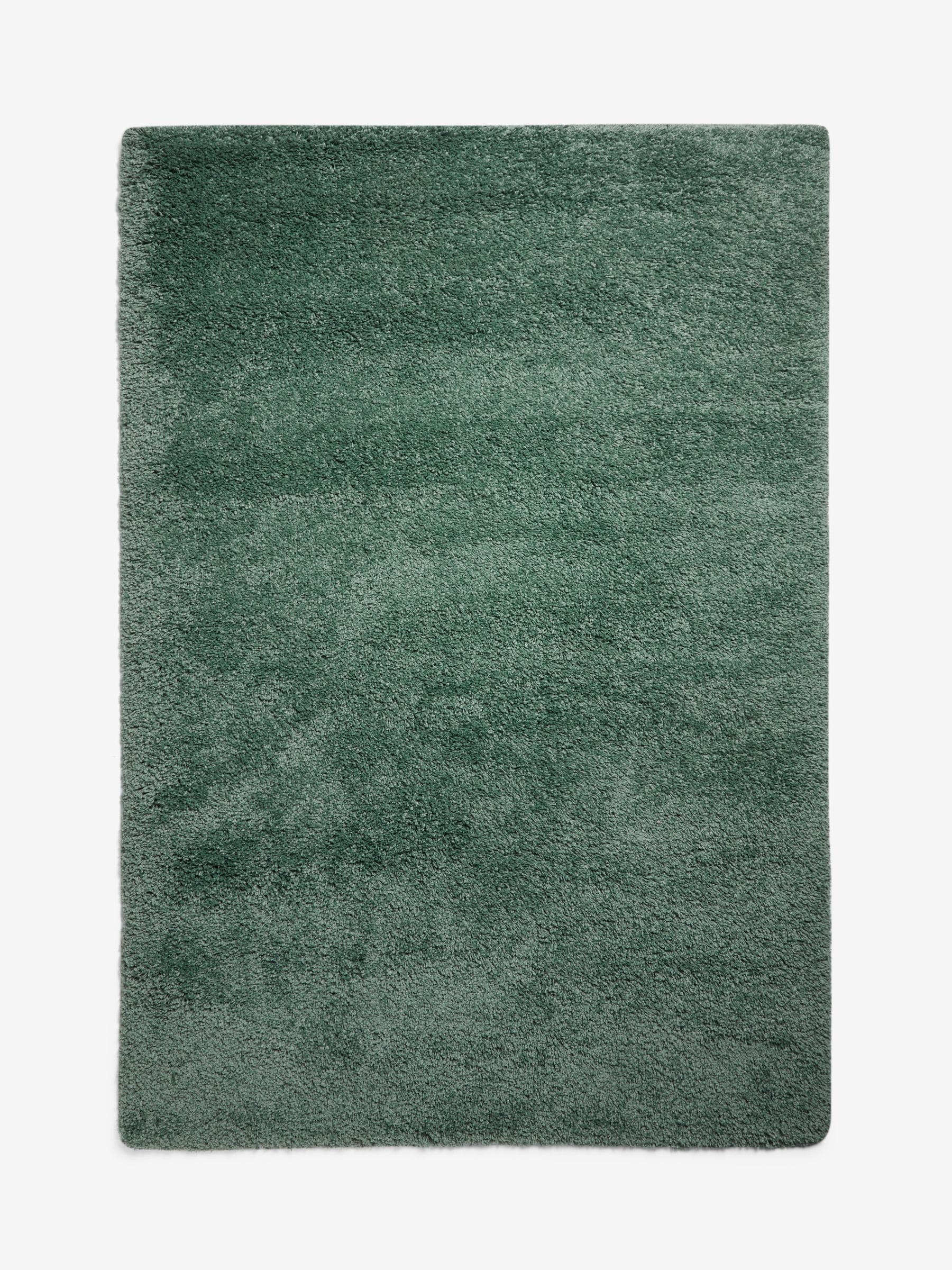 Buy Dark Green Premium Cosy Shaggy Rug from the Next UK online shop