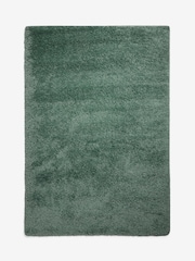 Dark Green Premium Cosy Shaggy Rug - Image 6 of 6
