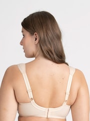 Miss Mary of Sweden Nude Cotton Now Minimiser Underwired Bra - Image 2 of 3
