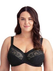 أسود - حمالة صدر Wonder ذات سلك سفلي من Miss Mary Of Sweden - Image 1 of 1