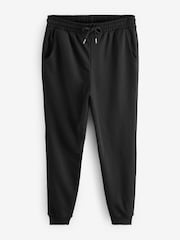 Black Soft Cotton Blend Basic Jersey Joggers - Image 4 of 5